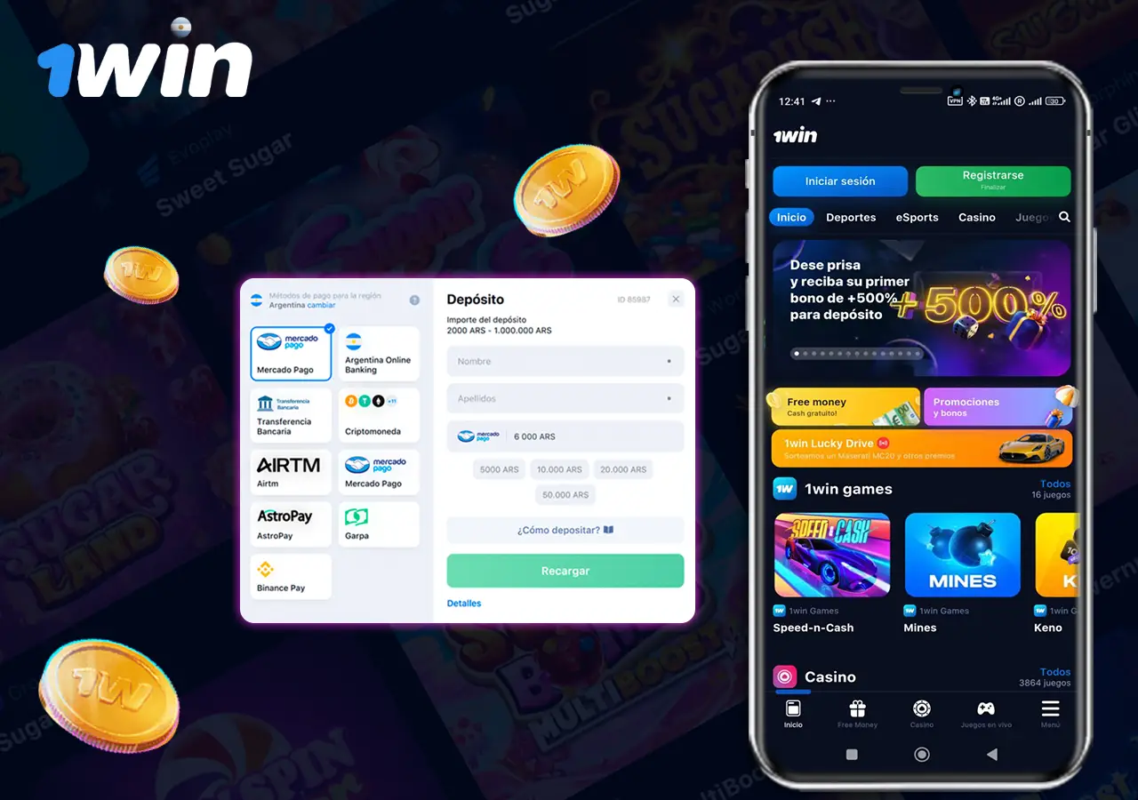 Cómo depositar dinero en la App de 1win