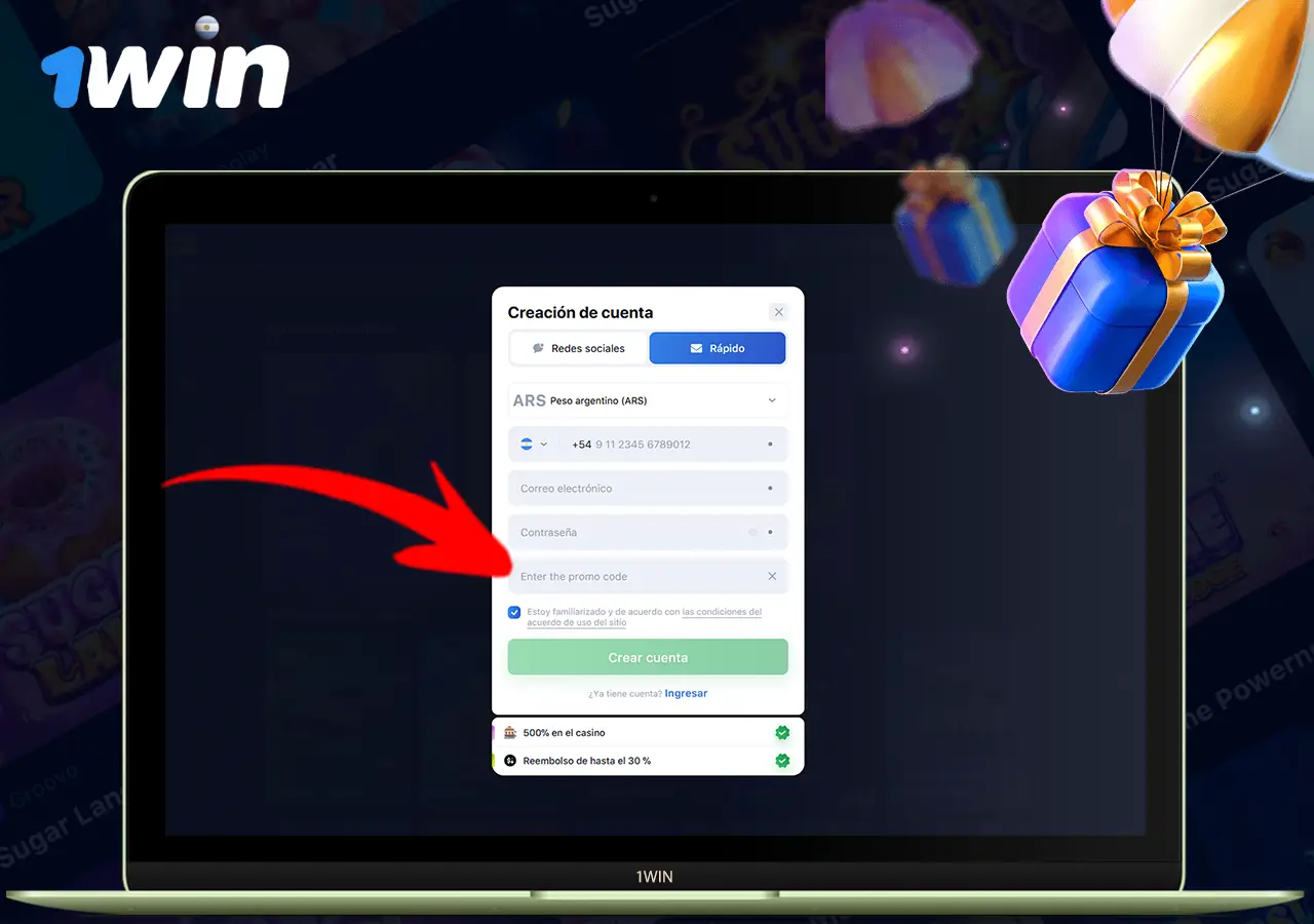 Código Promocional 1win Argentina