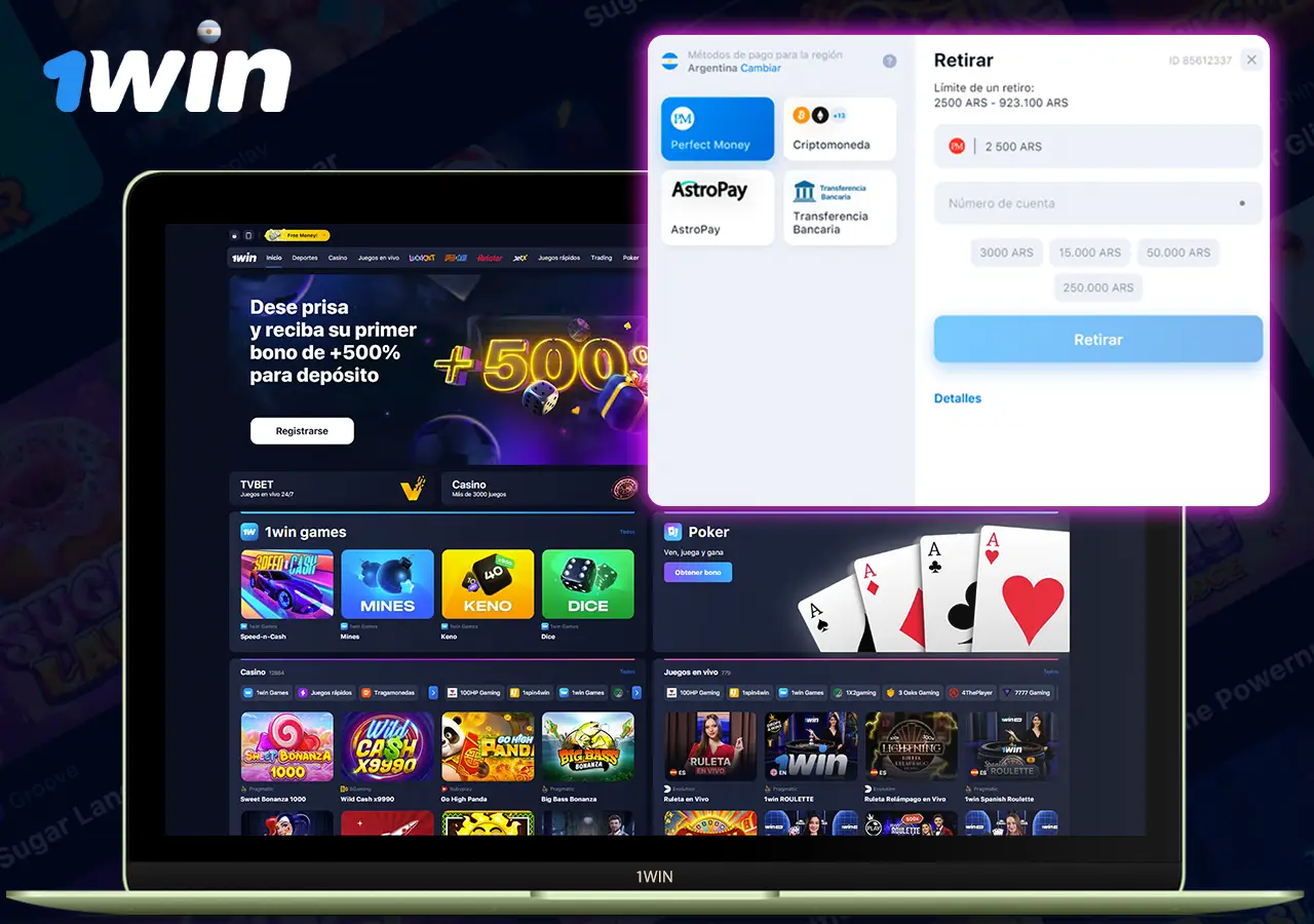 Retiros en 1Win
