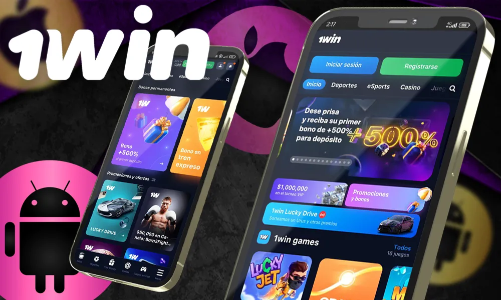 Juega a 1win Argentina en tu teléfono móvil