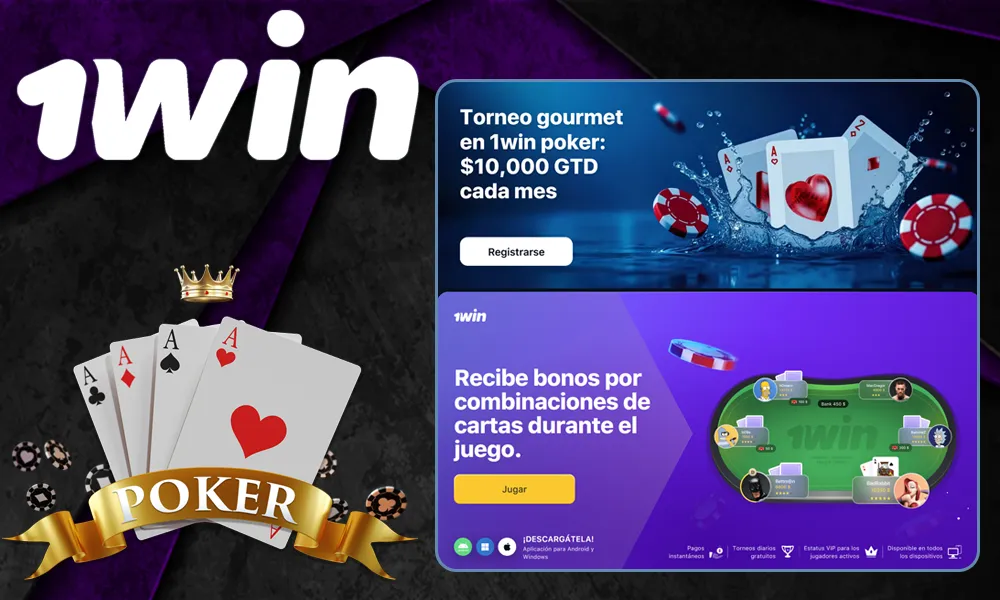 Juega al póquer con dinero real