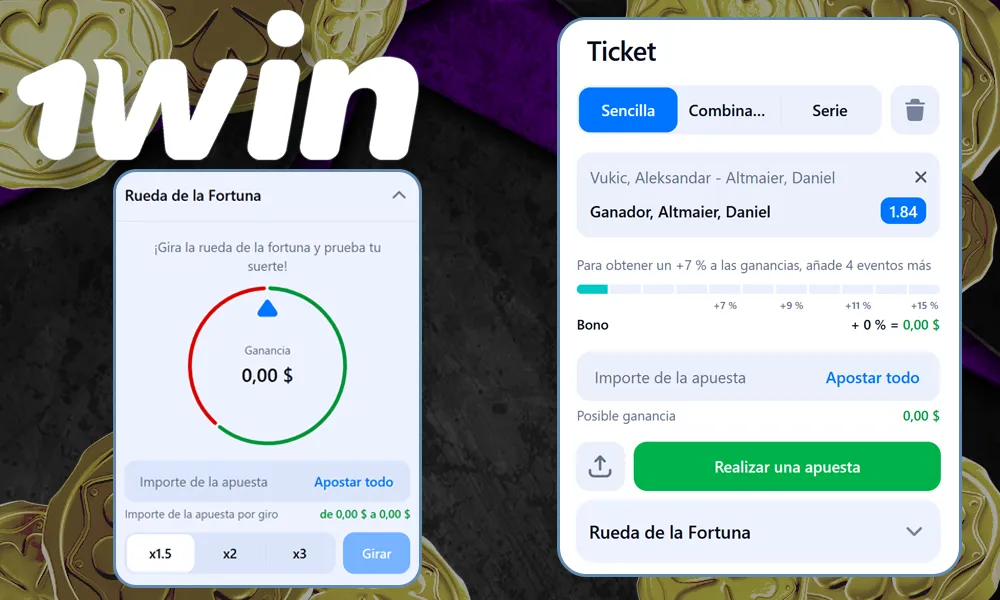Haz tu primera apuesta deportiva en 1win